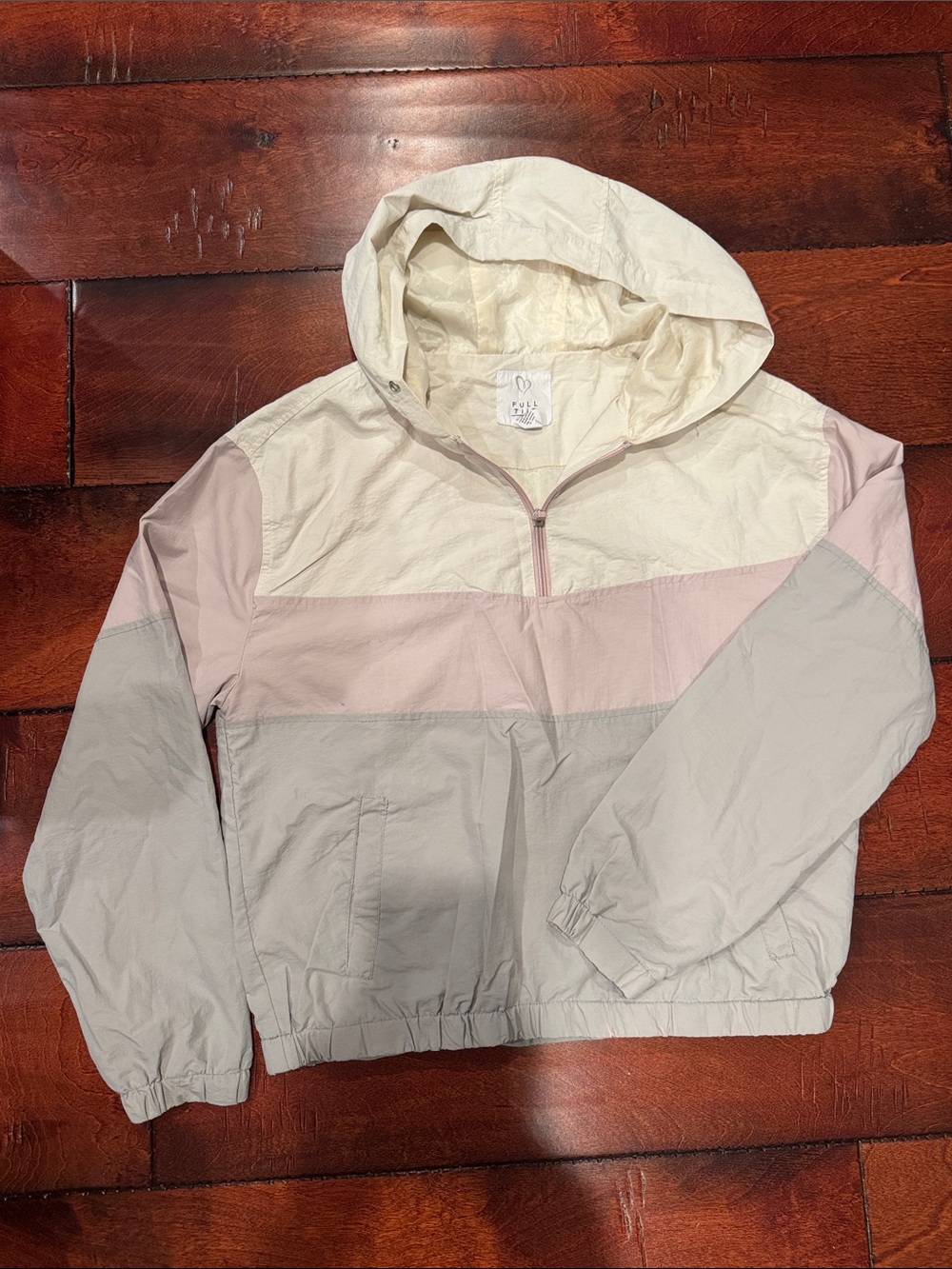 Full Tilt Kids Color-block Hooded Windbreaker